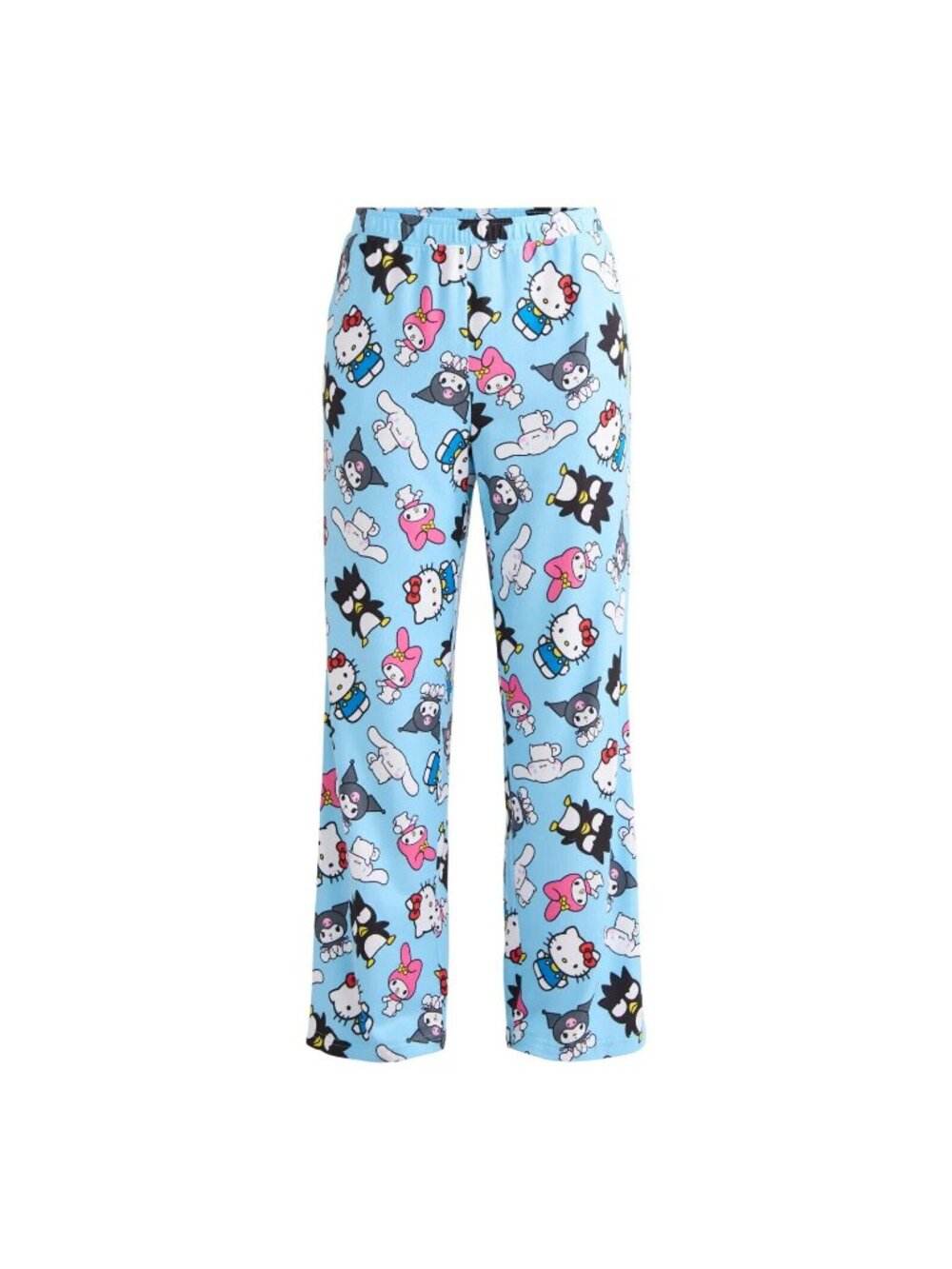 Hello Kitty & Friends Womens Velour Pajama Pants With Pockets XL 16-18 Blue